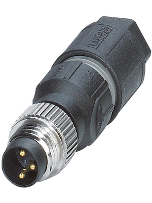 Phoenix Contact - SACC-M 8MS-3QO-0,25-M - Cable plug M8 Poles 3, SACC-M 8MS-3QO-0,25-M, Phoenix Contact