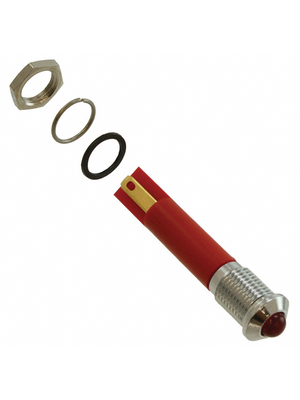 Apem - Q8P1CXXR12E - LED Indicator red 12 VDC, Q8P1CXXR12E, Apem