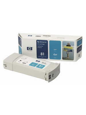 Hewlett Packard (DAT) - C4931A - Ink 81 Cyan, C4931A, Hewlett Packard (DAT)