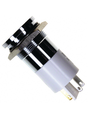 Apem - Q22F1CXXW24E - LED Indicator white 24 VDC, Q22F1CXXW24E, Apem