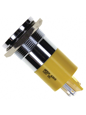 Apem - Q22F1CXXY12E - LED Indicator yellow 12 VDC, Q22F1CXXY12E, Apem