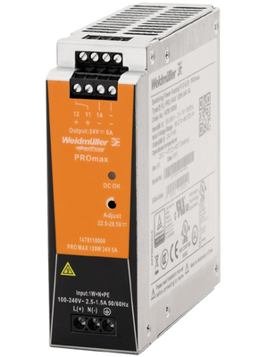 Weidmller - PRO MAX 120W 12V 10A - Switched-mode power supply / 10 A, PRO MAX 120W 12V 10A, Weidmller