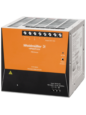 Weidmüller - PRO MAX 960W 24V 40A - Switched-mode power supply / 40 A, PRO MAX 960W 24V 40A, Weidmüller