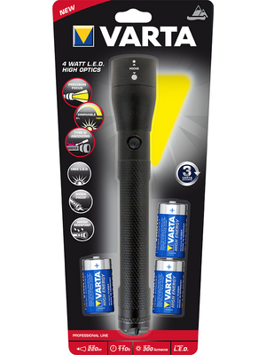 VARTA - 18812101421 - Torch 300 lm black, 18812101421, VARTA