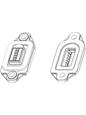 Rosenberger - M9K703-299L - D-Sub Micro-D Connector 6P, Female, M9K703-299L, Rosenberger
