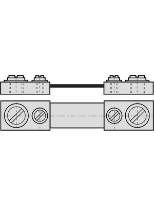 Fujita - BLOCK SHUNT 50A/50MV - Shunt 50 A, 50 mV class 1.0, BLOCK SHUNT 50A/50MV, Fujita