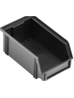Eurostat - 25-303-1020 - Storage bin 235 x 145 x 125 mm, black, 25-303-1020, Eurostat