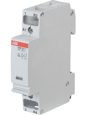 ABB - ESB20-11 12V 50Hz / 14V 60Hz - Contactor 12 V 1 NC+1 NO Screw Terminal, ESB20-11 12V 50Hz / 14V 60Hz, ABB