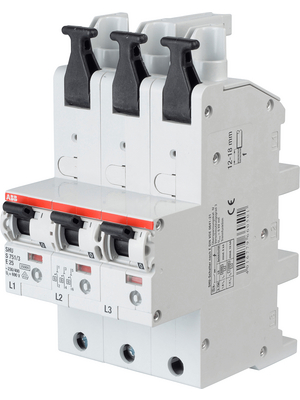 ABB - S751/3-E25 - Selective Circuit Breaker 25 A 3, Circuit tripping E, S751/3-E25, ABB