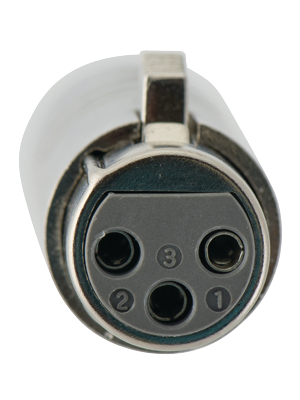 Amphenol - AC3F3MW - XLR, Adapter 3 N/A AC nickel-plated, AC3F3MW, Amphenol
