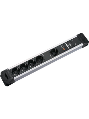 Bachmann - 330.106F - Outlet strip, Master-Slave, 5xF (CEE 7/4), 2.0 m, F (CEE 7/3), 330.106F, Bachmann