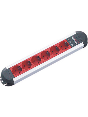 Bachmann - 331.040 - Outlet strip, 6xF (CEE 7/3), 1.75 m, F (CEE 7/4), 331.040, Bachmann