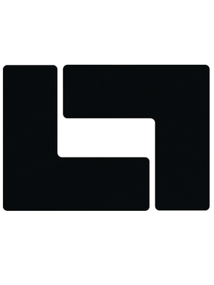 Brady - 104446 - Floor Corner Marks, L-shaped, 104446, Brady