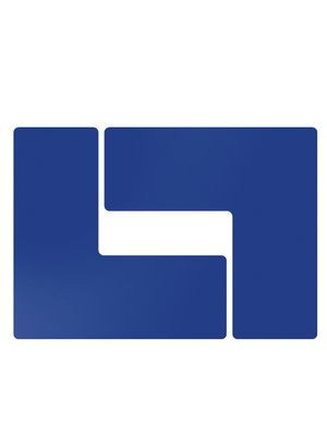 Brady - 104456 - Floor Corner Marks, L-shaped, 104456, Brady