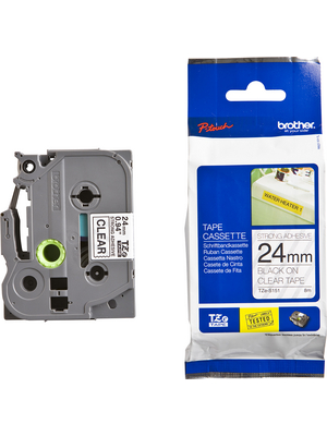 Brother - TZE-S231 - Label tape 12 mm black on white, TZE-S231, Brother