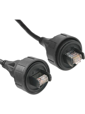 Bulgin - PX0838/3M00 - RJ45 cable 3 m, Cat.5e, PX0838/3M00, Bulgin