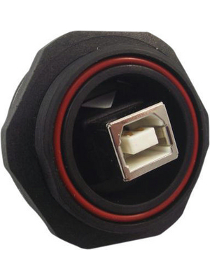 Bulgin - PX0848/B - Connector USB B to USB A Poles 4, PX0848/B, Bulgin