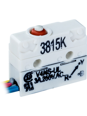 Burgess - V4NSUL - Micro switch 5 AAC Plunger N/A 1 change-over (CO), V4NSUL, Burgess