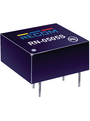 Recom - RN-0505S - DC/DC converter 5 VDC 5 VDC, RN-0505S, Recom