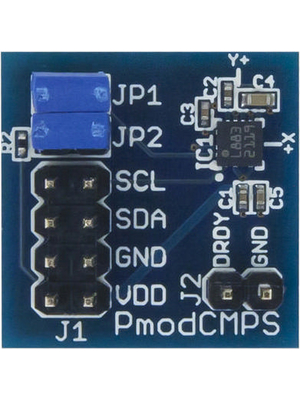 Digilent - 410-285 PMODCMPS - PmodCMPS, Module, I2C, 410-285 PMODCMPS, Digilent