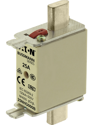 Eaton - 25NHG000B - Fuse link 25 A NH000, 25NHG000B, Eaton