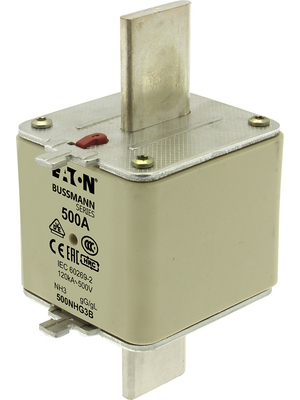 Eaton - 500NHG3B - Fuse link 500 A NH3, 500NHG3B, Eaton