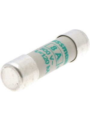 Eaton - C10M8 - Fuse10 x 38 mm,500 VAC,8 A 8 A Slow-blow Bussmann, C10M8, Eaton