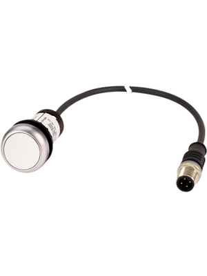Eaton - C22-DR-W-K10-P32 - Pushbutton flush, 1 make contact (NO), M8 / 4-pole, C22-DR-W-K10-P32, Eaton