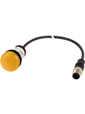 Eaton - C22-L-Y-24-P5 - Indicator light, M12 / 4-pole, C22-L-Y-24-P5, Eaton