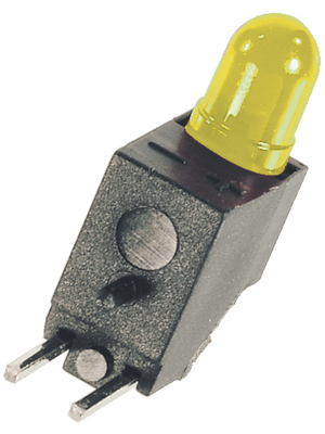 Elma - 09H0012-60 - PCB LED 3 mm round yellow standard, 09H0012-60, Elma