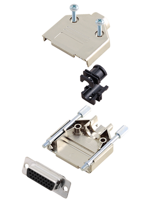 Encitech Connectors - DTPK-M-15-HDS26-K - D-Sub HD connector kit 26P, DTPK-M-15-HDS26-K, Encitech Connectors