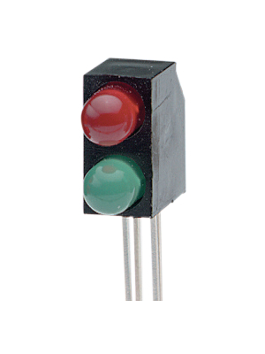 Everlight Electronics - A593B/SDRSYG/S530-A3 - PCB LED 5 mm round red/green standard, A593B/SDRSYG/S530-A3, Everlight Electronics