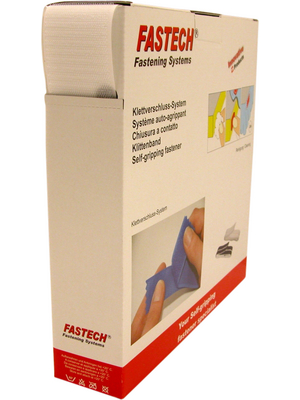 Fastech - B50-SK-H-000025 - Self-adhesive hook fasteners white 25.0 m x50 mm, B50-SK-H-000025, Fastech