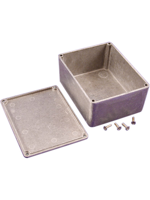 Hammond - 1590C - Metal enclosure, Natural aluminum, 94 x 119.5 x 56.5 mm, Die cast aluminium / Alloy, IP 54, 1590, 1590C, Hammond