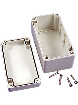 Hammond - 1554DGY - Plastic enclosure 65 x 120 x 60 mm grey ABS IP 65 N/A, 1554DGY, Hammond