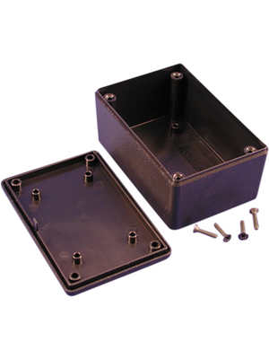 Hammond - 1591XXLSBK - Plastic enclosure black 57 x 36 mm ABS plastic, 1591XXLSBK, Hammond