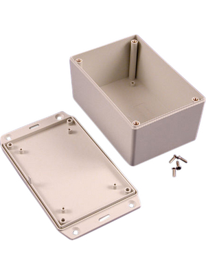 Hammond - 1591XXTFLGY - Plastic enclosure grey 83 x 56 mm ABS plastic, 1591XXTFLGY, Hammond