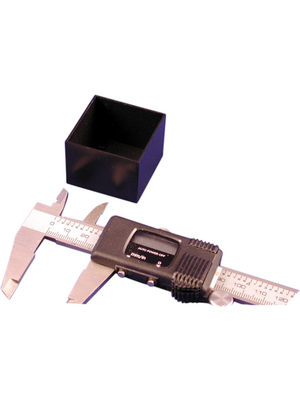 Hammond - 1596B113-10 / 10PC. - Potting box, black, 40 x 29 mm, ABS, PU=Pack of 10 pieces, 1596B113-10 / 10PC., Hammond