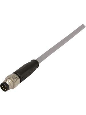 HARTING - 21348000481010 - Cable assembly 4 M8 Plug Open 1.00 m, 21348000481010, HARTING