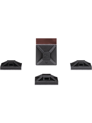 HellermannTyton - MB2APT PA66 BK 100 - Cable tie mount 2.4...2.7 mm black - 151-00996, MB2APT PA66 BK 100, HellermannTyton