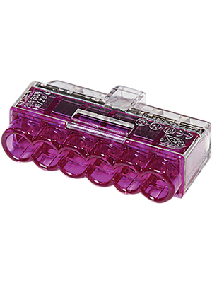 HellermannTyton - HCPM-6 PC VT 50 - Socket terminal Poles=6, 0.5...2.5 mm2, HCPM-6 PC VT 50, HellermannTyton