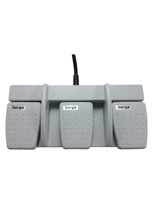 Herga Electric - 6226-0026 - 3 Pedal Foot Switch 1.75 A Thermoplastic, 6226-0026, Herga Electric