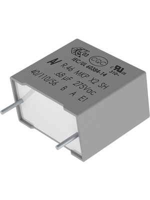 KEMET - R46KI347040P3M - X2 capacitor, 470 nF, 275 VAC, R46KI347040P3M, KEMET