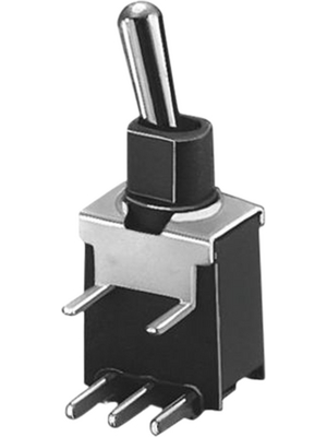 Knitter-Switch - TST 1 F-RA - PCB Toggle Switch PCB Connection Angled 20 VAC 20 mA, TST 1 F-RA, Knitter-Switch