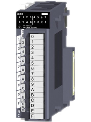 Mitsubishi Electric - LX10 - Input Module L 16, 100...120 VAC, 16 DI, LX10, Mitsubishi Electric