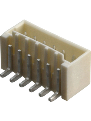 Molex - 87437-0643 - Pin header Pitch1.5 mm Poles 6 with shroud Pico-SPOX?, 87437-0643, Molex