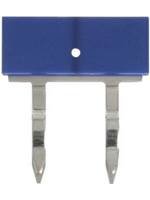 Omron Industrial Automation - PYDN-6.2-020S - Short bar;Short bar, blue, Pitch=6.2 mm, Poles=2, PYDN-6.2-020S, Omron Industrial Automation