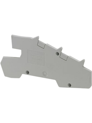 Phoenix Contact - D-PTI/3 - End plate, grey, D-PTI/3, Phoenix Contact