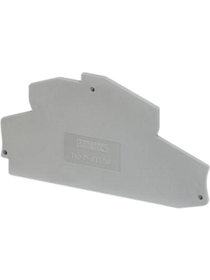 Phoenix Contact - D-STTBS 4-MT - End plate, grey, D-STTBS 4-MT, Phoenix Contact