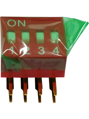 RND Components - RND 210-00180 - DIP switch 4P, RND 210-00180, RND Components